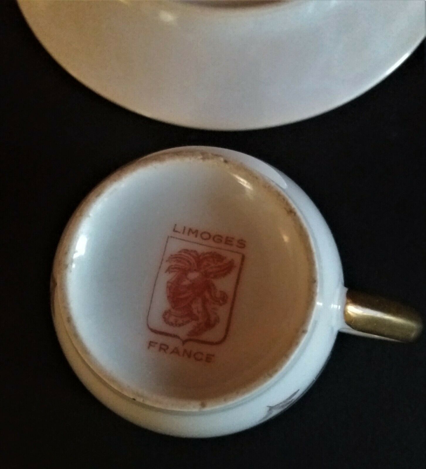 Limoges porcelain coffee cup