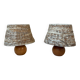 Paire de lampes de chevet