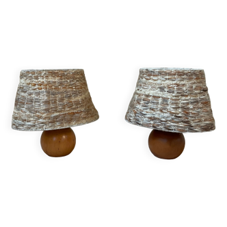 Paire de lampes de chevet