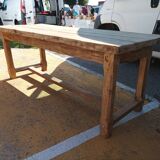 Solid oak farmhouse table