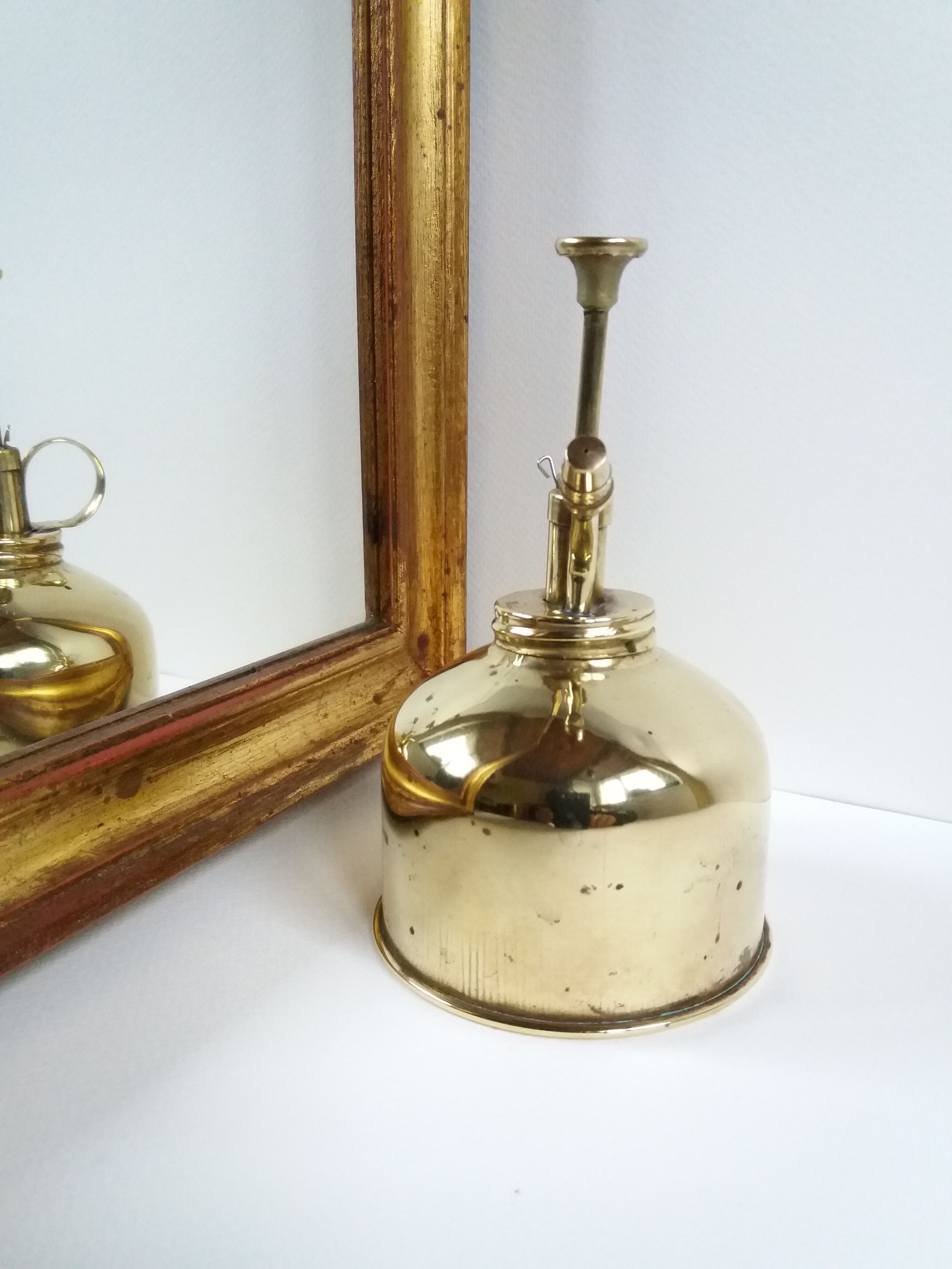 Vintage brass plant spray
