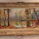 Pond in autumn at Vizille by Paul Jouvet