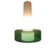 Opaline and glass chandelier