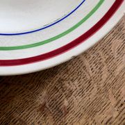 Lot de 6 assiettes creuses vintage, modèles Gildas