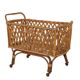 Vintage cradle from the 1960s, bamboo structure.