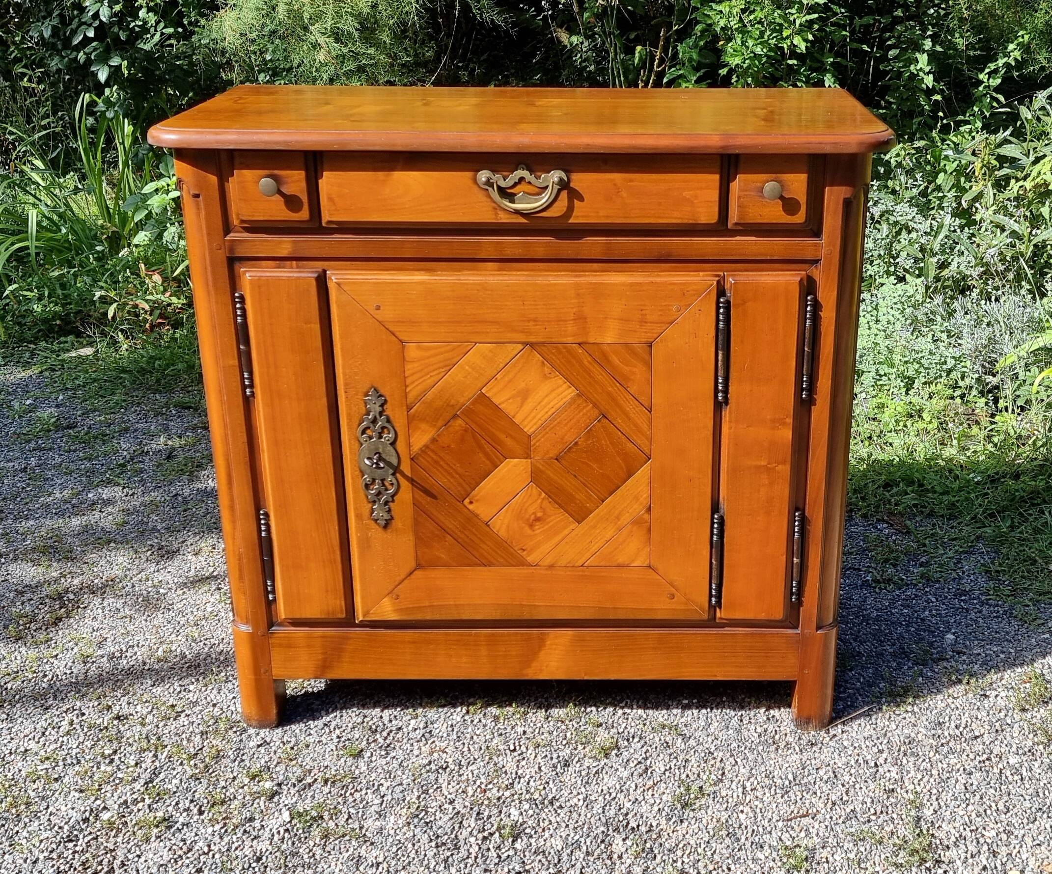 René Trotel Saint-Malo jam cupboard in solid cherry wood