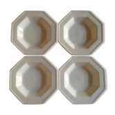 Series of 4 plates dug ironstone pearls Johnson Brothers England