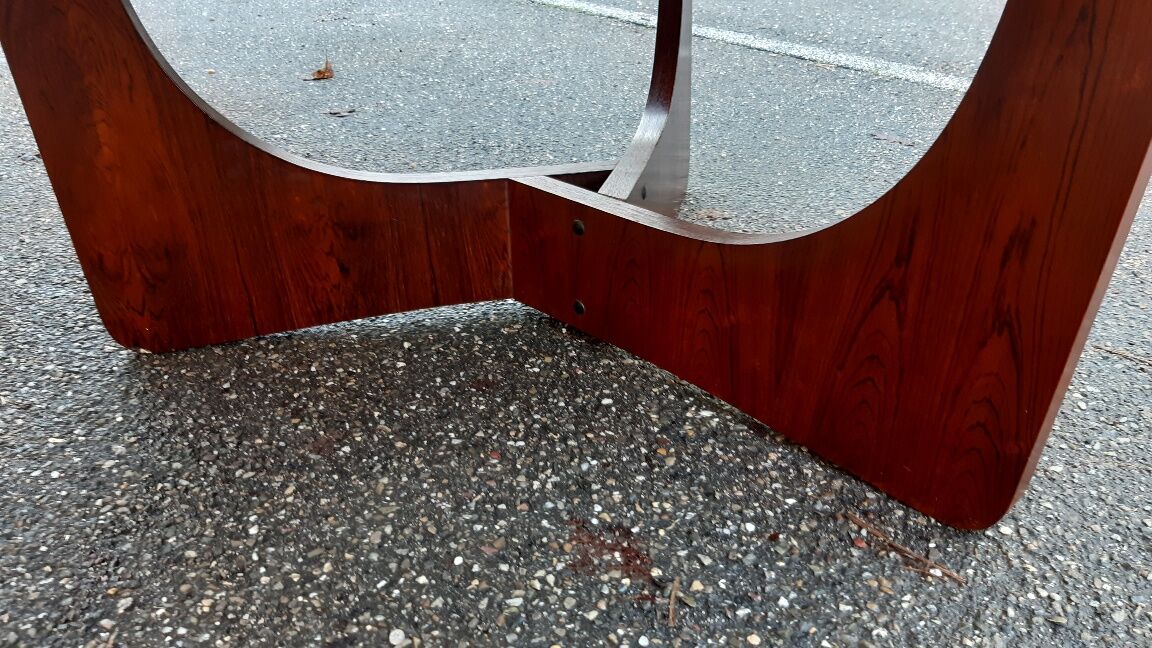 Rosewood coffee table 1970