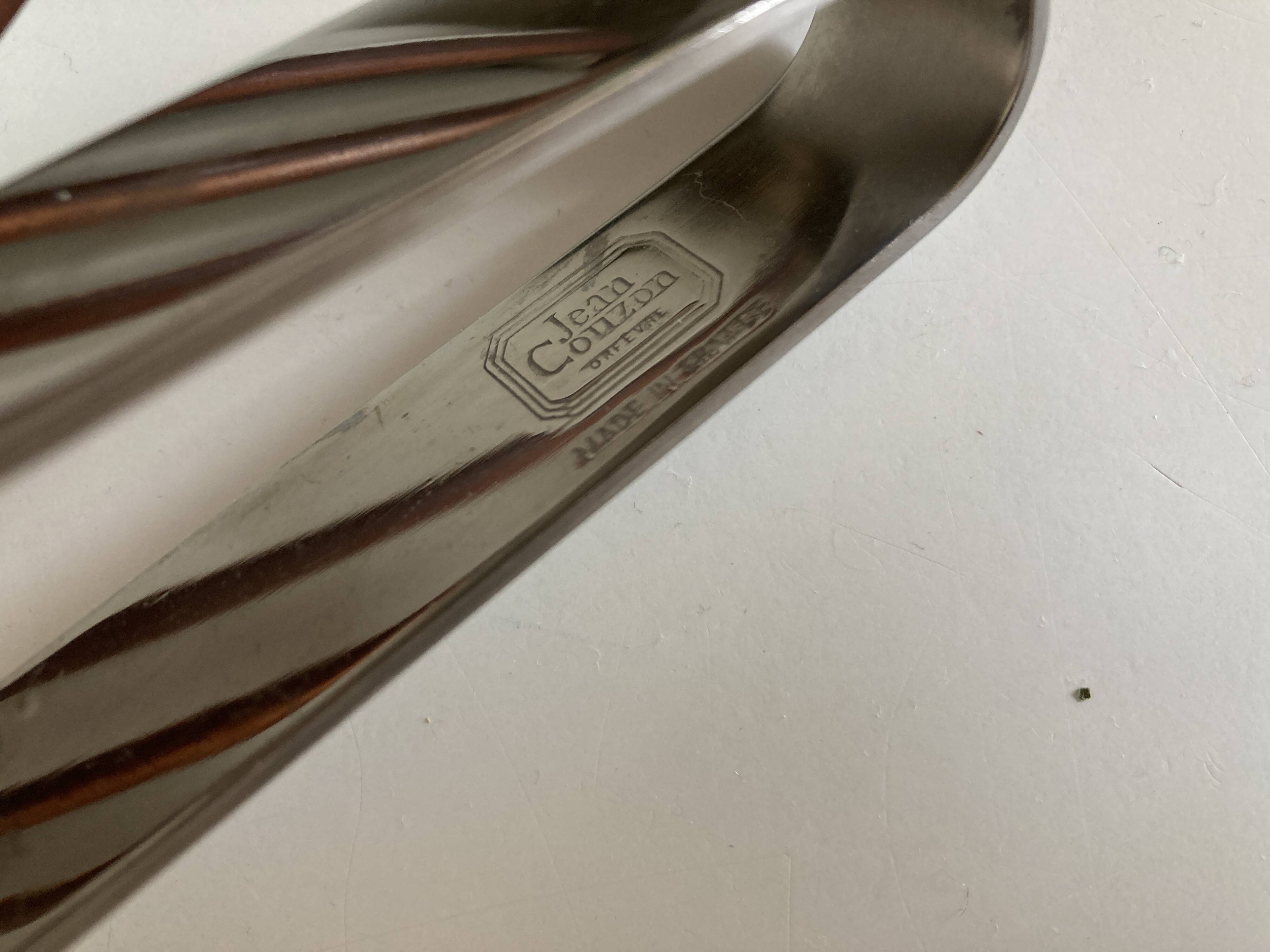 Mid-century design steel ice tongs