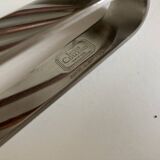 Pince à glaçon en acier design mid century