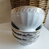 Set of 4 porcelain bowls