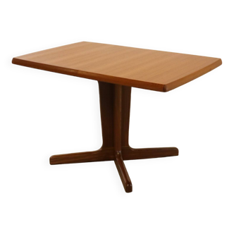 Table de salle à manger danoise rectangulaire en teck 2x extensible 'Norbolling'