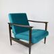Fauteuil GFM-142 en velours vert par Edmund Homa, années 1970
