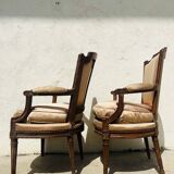 Paire de fauteuils 18 éme