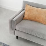 Sofa HELSINKI grey velour, Scandinavian design
