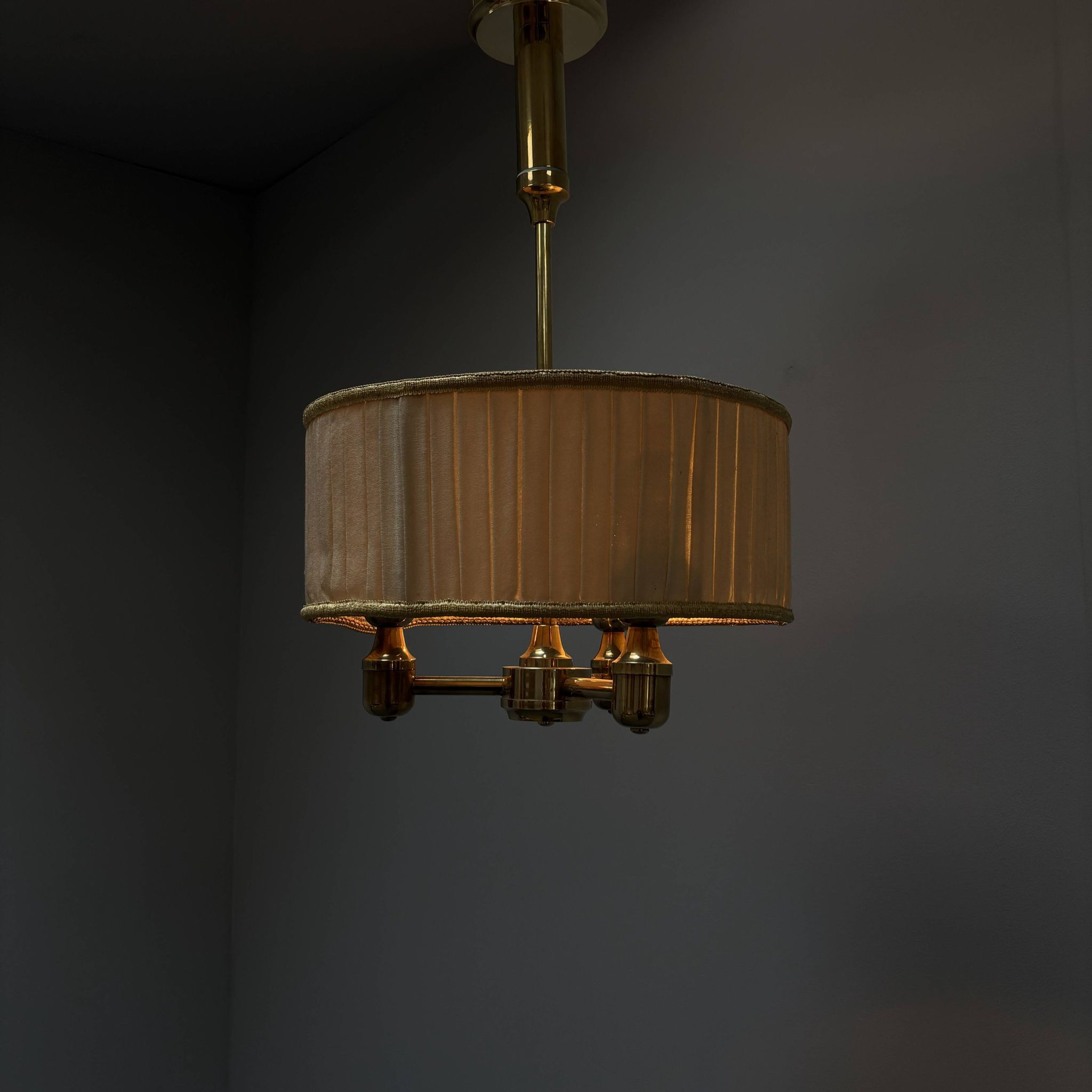 Mid-Century Modern Brass Pendant , 1960s, Germany