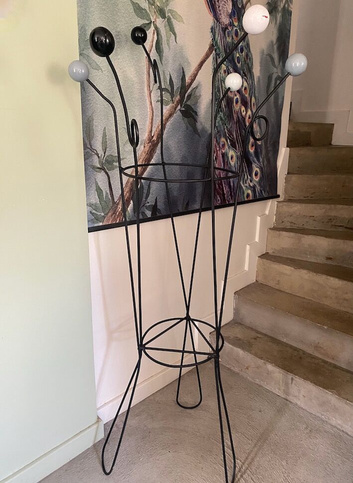 1960s ball coat rack