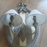 2-bulb wall light