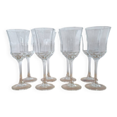 Set of 8 vintage Luminarc glasses