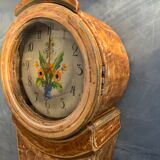 Antique swedish long case mora clock 1841
