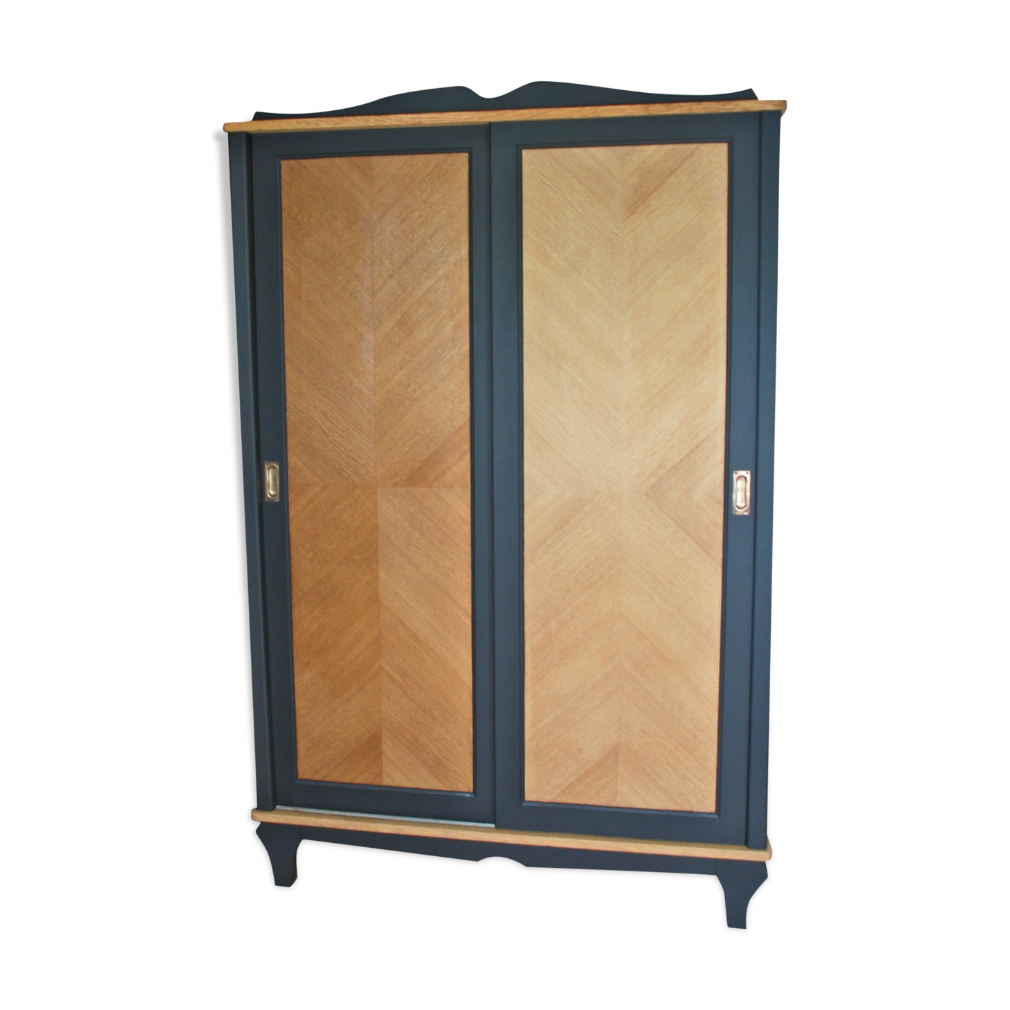 60s sliding door cabinet