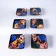 Set of 6 modernist enamel soy dishes by J. Capo Esmaltes, Spain, 1970s