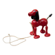 Old dog toy red wood retro