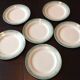 Six flat plates decor Sully by Ceranord/ vintage 50/60s