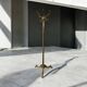 Vintage Gold Coat Rack / Floor Coat Rack