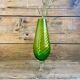 Vase vintage en verre empoli vert