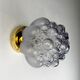Bubble glass wall sconce – Helena Tynell style, Germany, circa 1970s