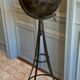 Atypical industrial furniture riveted sphere