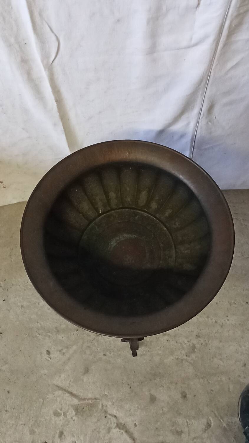 Lilium Italy plant holder in copper and wrought iron