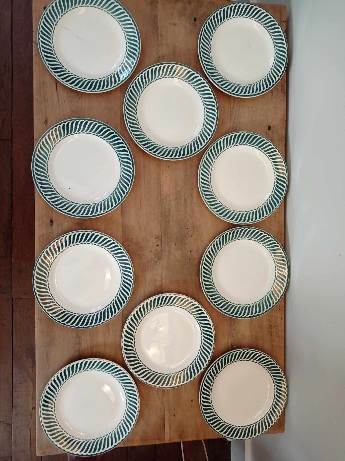 Digoin Sarreguemines plates