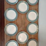 Assiettes Digoin Sarreguemines