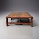 Table basse en chêne par Esko Pajamies pour Asko, Finlande, années 1960.