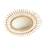Rattan mirror 43x56cm