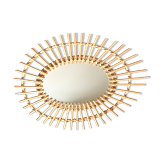 Miroir en rotin 43x56cm