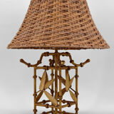 Japanese lamp imitation bamboo, circa 1970