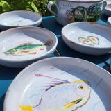 Series of 13 pieces signed Séguéla 1977