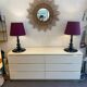 Commode double en laque beige années 80’ Eric Maville