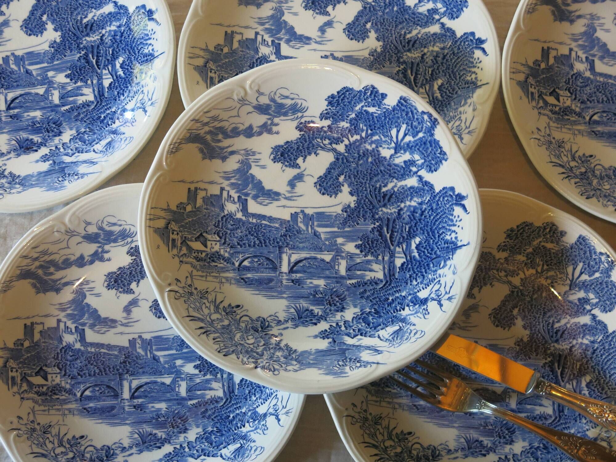 7 flat plates from the gien factory