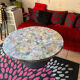 Industrial coffee table