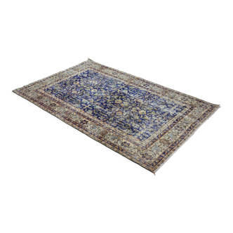 Anatolian handmade vintage rug 246 cm x 154 cm