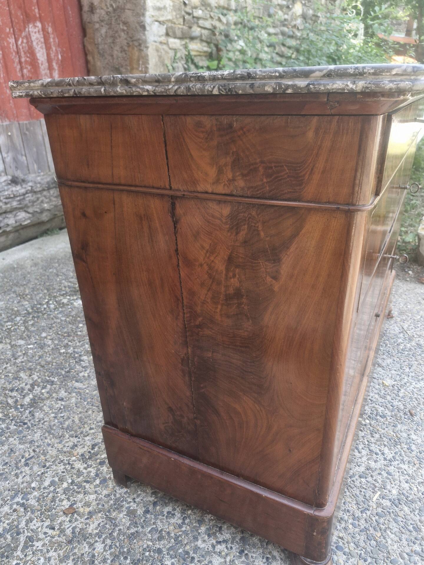 Antique Restoration / Louis-Philippe XIX century – wood veneer