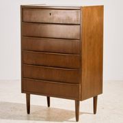 Teak Dresser with Six Drawers, 1960s