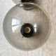 Plafonniers vintage globes en verre fumé