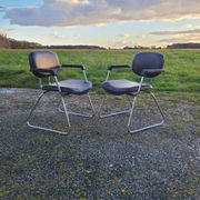 Pair of Unimob Lingua 97 armchairs