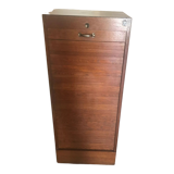 Vintage wooden curtain binder cabinet 1950-1960