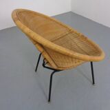 Mid-Century Modern Wicker Chair by Paul McCobb, USA, 1950s